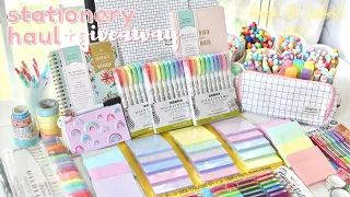 Back to school supplies shopping, huge stationery haul, & giveaway 2021 ✏️🌸