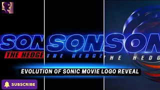 Evolution of Sonic The Hedgehog Movie Logo Reveal (2020-2024)