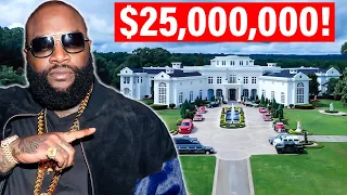 Inside Rick Ross' $25 Million Promise Land Mansion In Georgia | Rick Ross House Tour 2022