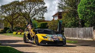 Rick & Morty Wrapped Lamborghini Aventador SV | BTS