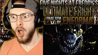 Vapor Reacts #847 | [FNAF SFM] FNAF UCN SONG ANIMATION "Ultimate Fright" by Enforma REACTION!!