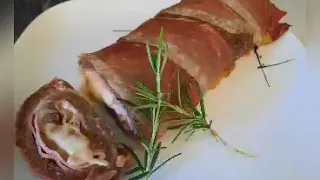 Delicioso 😋 Rollo de carne 🥩 Molida con Jamón y queso 🧀