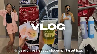 DRIVE WITH ME VLOG: let's go shopping + mini car playlist + target haul + more