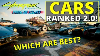 All Cars Ranked Worst to Best in Cyberpunk 2077 2.0