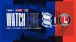 LIVE | Blues Women v Charlton Athletic | Sunday 17th September 2pm