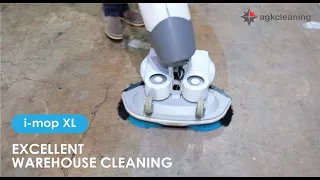 IMOP XL Excellent Warehouse Cleaning | Dirt Water exposed! - agkcleaning