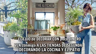 IDEAS para DECORAR comprando en TIENDAS de SEGUNDA ! DECORACIÓN USADA para  INTERIORES y EXTERIORES✨