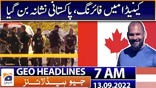 Geo News Headlines 7 AM | Canadian Pakistani - Imran Khan's Big Statement - Khawaja Asif 13 Sep 2022