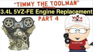 Toyota 3.4 Liter 5VZ-FE Engine Replacement (Part 4 - New Engine Installation)