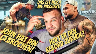 John hat Leonidas 150Kg Ruder Rekord gebrochen! Kann er ihn Zurückholen? William Niewiara Reaktion