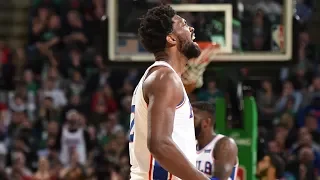 Joel Embiid 38 Points Clutch Block vs Celtics! 2019-20 NBA Season