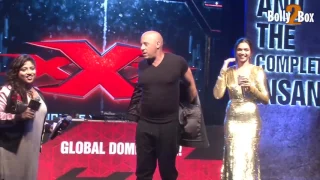 Vin Diesel And Deepika Padukone XXX: Return of Xander Cage Movie Promotion