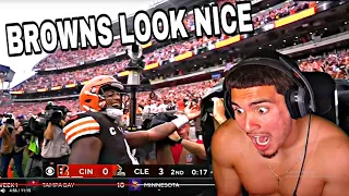 THE BROWNS HOLD THE BENGALS TO 3 POINTS!!! Browns Vs Bengals 2023 Week 1 Highlights Reaction!