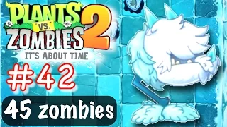 Plants vs Zombies 2 Frostbite Caves Day 24 Cold Snapdragon Gameplay