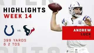 Andrew Luck Highlights vs. Texans