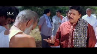 Dr.Vishnuvardhan Banned Alcohol in his village | Best Scene Soorappa Kannada Movie