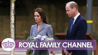 William and Kate Open Manchester Arena Memorial