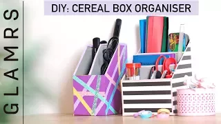 DIY Cereal Box Organizer - Quick & Easy Tutorial | Best Out Of Waste Craft Ideas