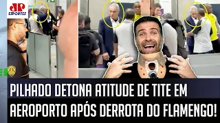 "O TITE FUGIU NO AEROPORTO, cara! É UMA VERGONHA! Ele..." Pilhado DETONA ATITUDE no Flamengo!