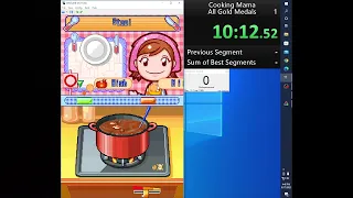 Cooking Mama (All Gold Medals) Speedrun (WR!!!)