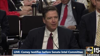 COMEY HEARING: "I've Seen [President Trump's] Tweet About Tapes. LORDY, I hope there are tapes!"