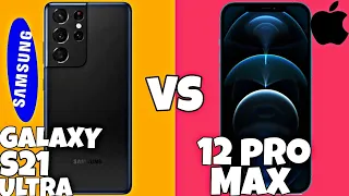 SAMSUNG GALAXY S21 ULTRA VS IPHONE 12 PRO MAX (LINKS IN DESCRIPTION).