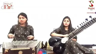 'Swar Gajaali' - Instrumental Jugalbandi by Sanskriti and Prakriti Wahane. Raag Charukeshi