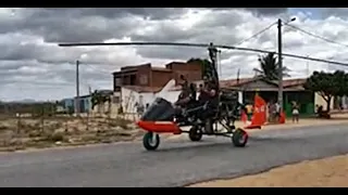 Um helicóptero feito com motor de Fusca?