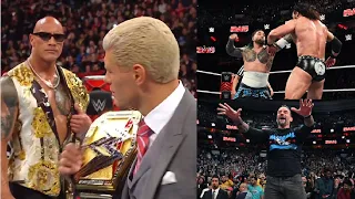 Rock WARNED to Cody Rhodes & His Championship, CM Punk Costs Drew Huge Chance, RAWAfterMania 2024