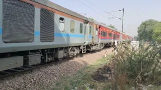 12456- Bikaner - Delhi Sarai Rohilla Sf express arrival and departure from Rohtak Jn. Outer