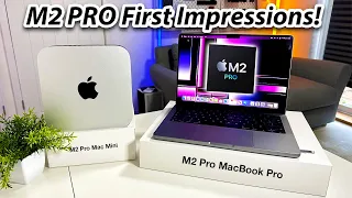 M2 Pro MacBook Pro & Mac Mini - First Impressions!