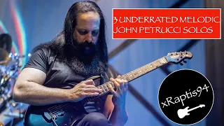 3 Underrated Melodic John Petrucci Solos (Guitar Cover)