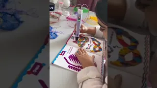 Рисую 3D ручкой. И все получилось с первого раза. ☺☺☺