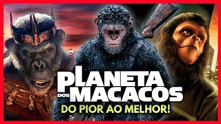 PLANETA DOS MACACOS até O REINADO: RANKING DO PIOR AO MELHOR!