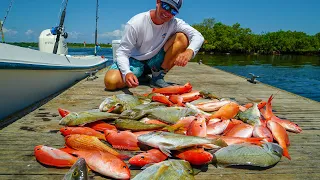 DEEP Water Porgy & Snapper- Catch Clean Cook (Deep Sea Fishing Florida)