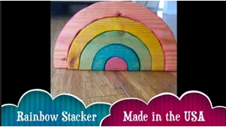 Rad Toy Store - Wood Rainbow Stacker