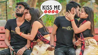 Ignore करने पर Sapna की जबरदस्त Kiss 😍|| Real Kissing Prank || Ashish Panday