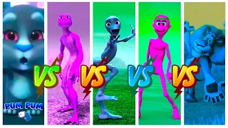 Color Dance Challenge Dame Tu Cosita vs El Taiger vs Patila vs Chocobodi vs Tom vs Alex | PUMPUM