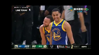 2022 NBA FINALS G6 金州勇士 vs波士頓塞爾提克 讀秒階段 2022總冠軍金州勇士