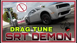 DRAG TUNE  SRT DEMON  on FORZA HORIZON 4    ** MUST WATCH **