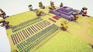 CAN 800x KNIGHT CAPTURE MEDIEVAL CASTLE? - Totally Accurate Battle Simulator TABS