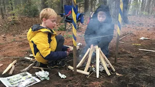 Wilton Boy Scout has slept in a backyard tent every night since last April