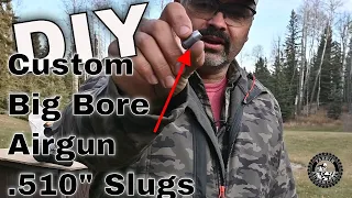 How to make a .510" Slug Mold: Custom Bullet for the 50 Cal Airforce Texan!