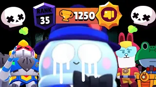 LOU RANK 35 ON SOLO SHOWDOWN [Tips+Highlights] | Brawl Stars High Ladder 🪜🪜