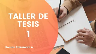 Taller de tesis - 1