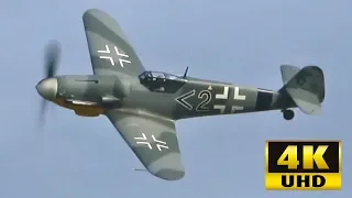 Messerschmitt Bf 109 G14 Lowpasses and original Daimler DB605 Engine Sound