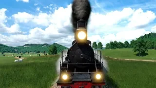 Transport Fever 2 - Первый паровоз! ХАРДКОР! #2