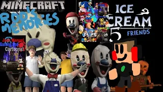 Ice Scream 5 Friends Mike's Adventure Rod’s Memories In Minecraft