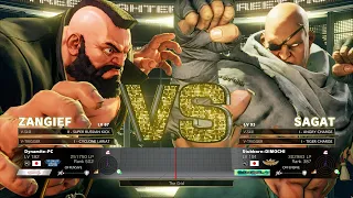 SFV Champion Edition 🔥 Dynamite (Zangief) Vs Stubborn-DIMOCHI (Sagat)🔥 Online Match's 05-24-2023