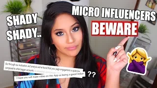 MICRO INFLUENCERS BEWARE - THINGS TO LOOK OUT FOR! THE BUSINESS SIDE - SHADY TACTICS W/ RECEIPTS!!